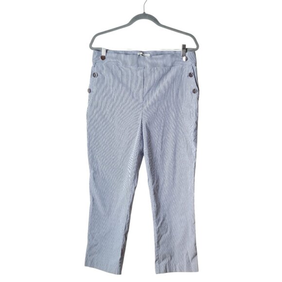 Jules & Leopold Striped Straight Leg Dress Pants - Picture 1 of 8